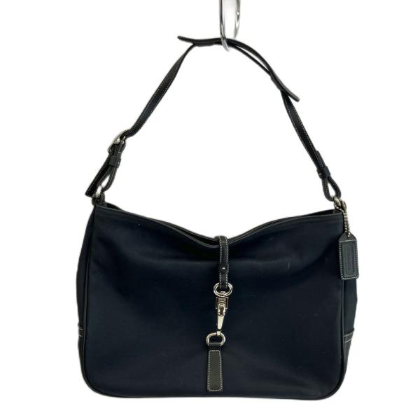 coach コーチ ショルダーバッグ ブラック COACH（コーチ） ハンドバッグ ワンショルダー キャンバス レザー