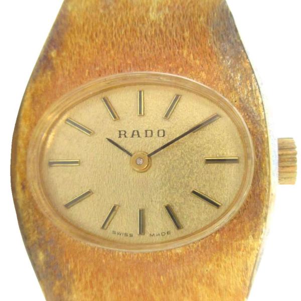 【ジャンク】RADO腕時計 ラドー RADO ジャンク品 腕時計 クォーツ ウォッチ ロゴ ゴールド色