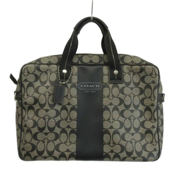 乙*信様 COACH ブラック ビジネスバッグ コーチ COACH コーチ ビジネスバッグ メンズ COACH アウトレット