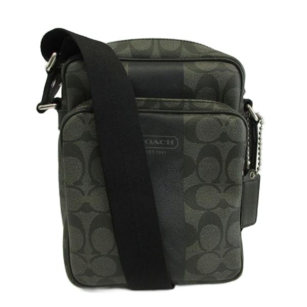 COACH（コーチ） ヘリテージ ストライプ シグネチャー ショルダー
