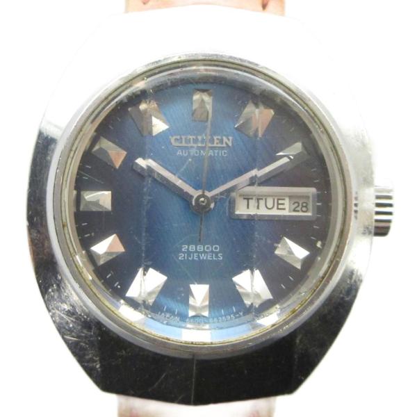 シチズン 4-661079-K 腕時計 ウォッチ 自動巻き 青文字盤 シチズン CITIZEN 4-661079-K 腕時計 ウォッチ 自動巻き 青文字盤