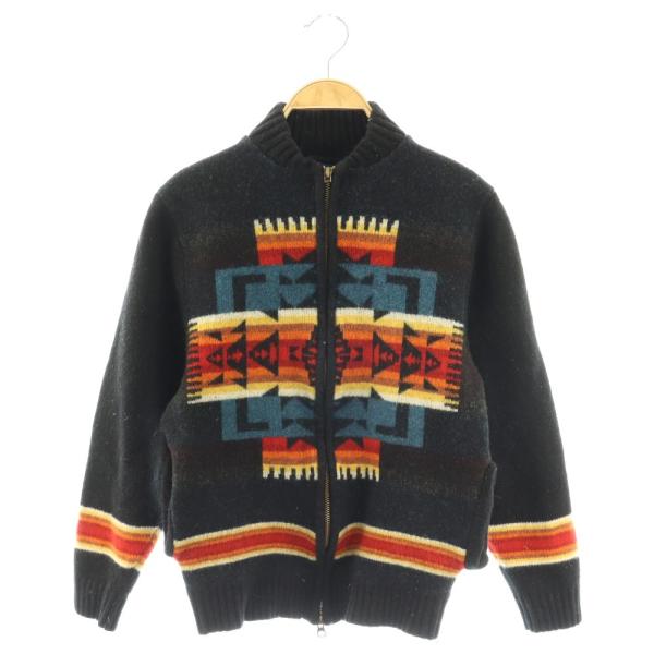 ペンドルトン PENDLETON ニットジャケット ブルゾン ジップアップ XS