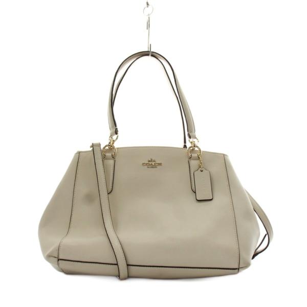 COACH（コーチ） ハンドバッグ ショルダーバッグ 2way レザー 白