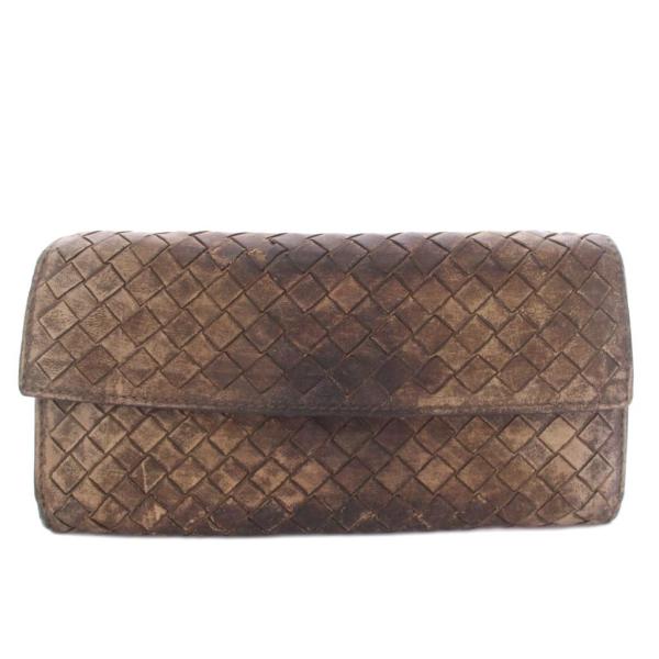 BOTTEGA VENETA（ボッテガ・ヴェネタ） 長財布 二つ折り財布 イントレ