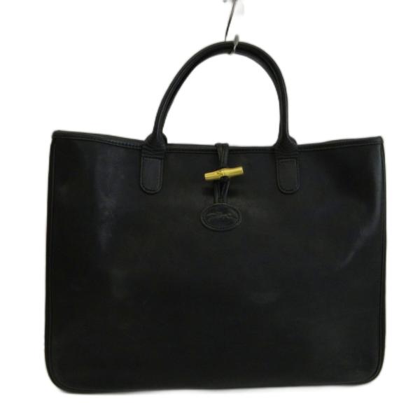 LONGCHAMP（ロンシャン） ロゾ ハンドバッグ トートバッグ 牛革 レザー