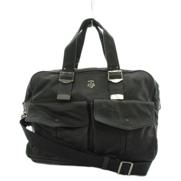 BALLY ビジネスバッグ ブリーフケース ハンドバッグ レザー ブラック Bally（バリー） ブリーフケース ビジネスバッグ ハンドバッグ