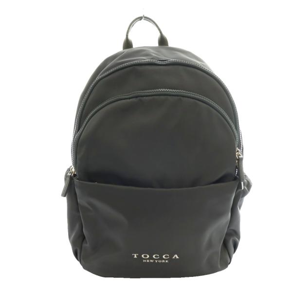 トッカ TOCCA リュックサック デイバッグ ナイロン ダークグレー /SS