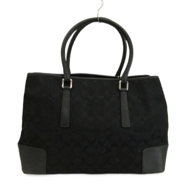 COACH シグネチャー トートバッグ キャンバス レザー COACH（コーチ） シグネチャー キャリーオール トートバッグ 肩掛け