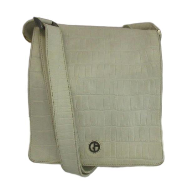 ジョルジオアルマーニ GIORGIO ARMANI ショルダーバッグ レザー クロコ