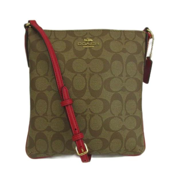 COACH（コーチ） ショルダーバッグ PVC レザー シグネチャー ロゴ