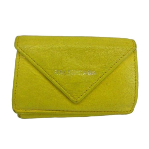 BALENCIAGA（バレンシアガ） ペーパー ミニ ウォレット 財布 三つ折り