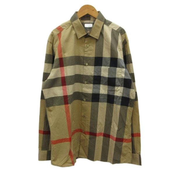 バーバリー シャツ LG ベージュ マルチカラー ノバチェック 長袖 BURBERRY（バーバリー） シャツ LG ベージュ マルチカラー ノバ