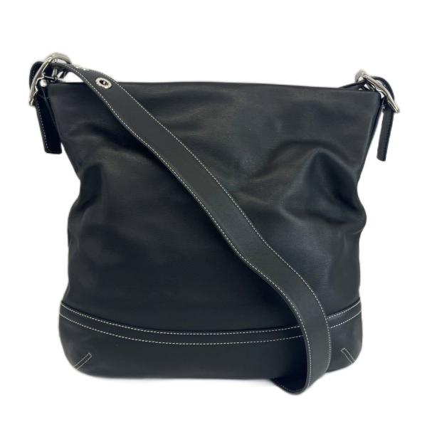 COACH（コーチ） ショルダーバッグ クロスボディ レザー 黒 ブラック