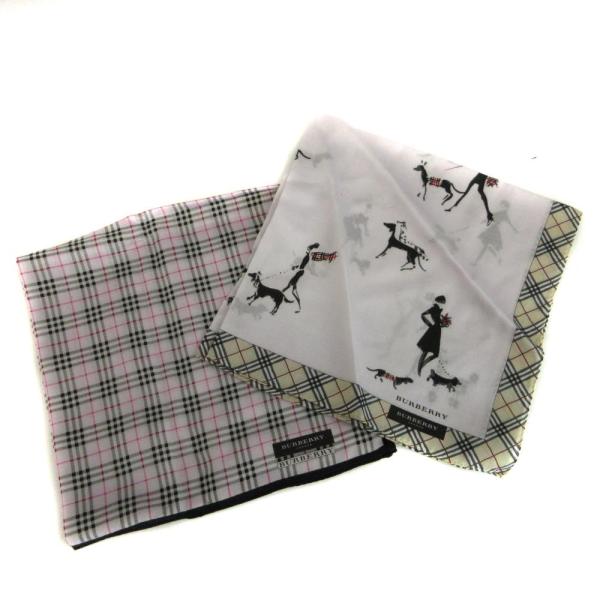 BURBERRY（バーバリー） 未使用品 ハンカチーフ ハンカチ 2枚セット