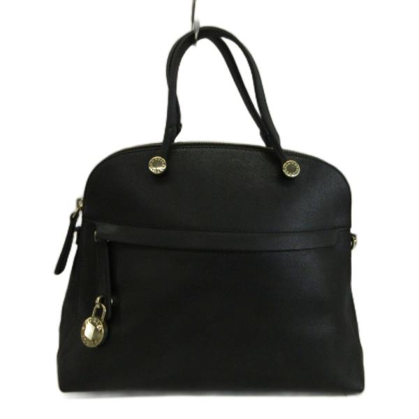 FURLA（フルラ） パイパー PIPER ハンドバッグ レザー 黒 ブラック