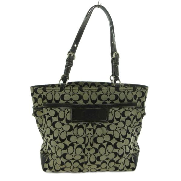 COACH（コーチ） トートバッグ キャンバス レザー シグネチャー ロゴ