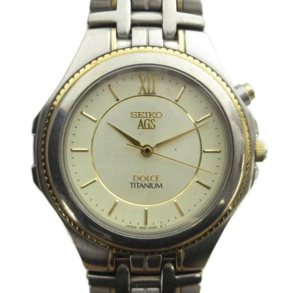 SEIKO 腕時計　ドルチェ　ags セイコー SEIKO AGS DOLCE ドルチェ 4M21-0010 腕時計 自動巻き チタン