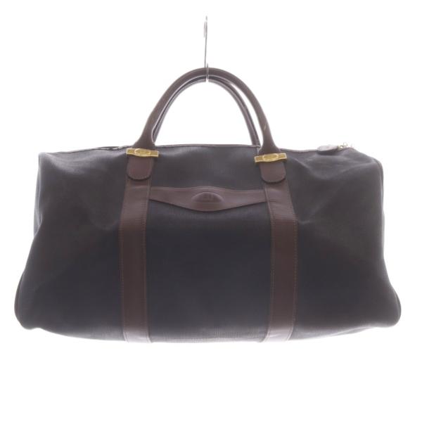 ダンヒル dunhill ボストンバッグ レザー ロゴ ハンドバッグ 茶色 ブラウン /SR9 ■GY11 メンズ