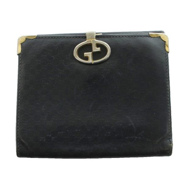 GUCCI（グッチ） 二つ折り財布 コンパクトウォレット マイクロGG柄