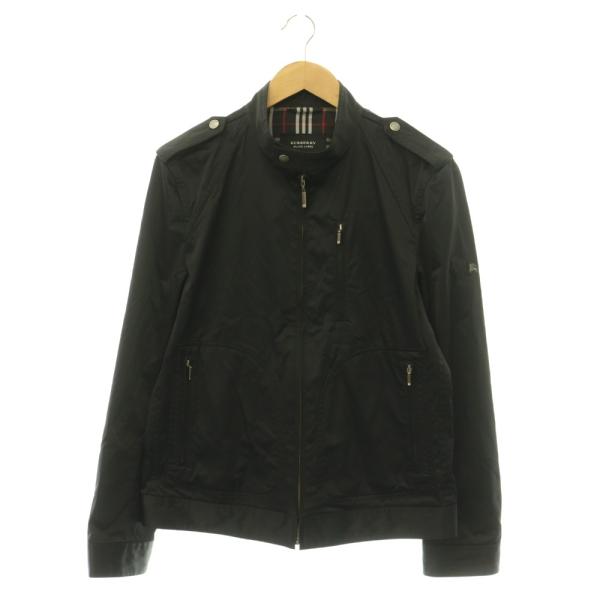 バーバリーブラックレーベル ジップアップブルゾン ブラック L BURBERRY BLACK LABEL（バーバリーブラックレーベル） ジャケット