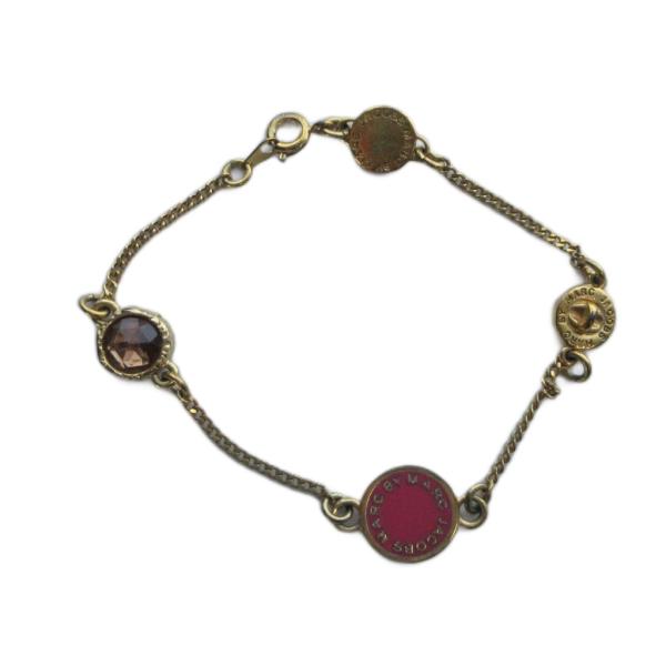 マークバイマークジェイコブス MARC by MARC JACOBS ブレスレット アクセサリー バングル ロゴ ゴールド色 ■GY18 /MQ レディース