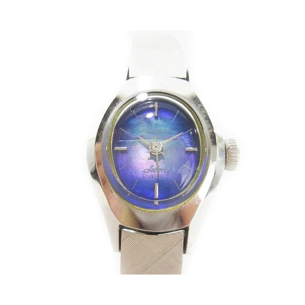 オリエント ORIENT Selene 手巻き 腕時計 ウォッチ シルバー