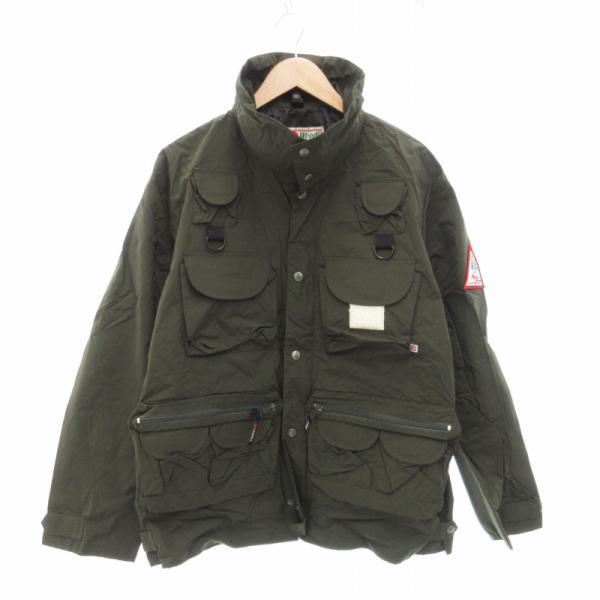 ウッズカナダ WOODS フィッシングジャケット ブルゾン ナイロン M