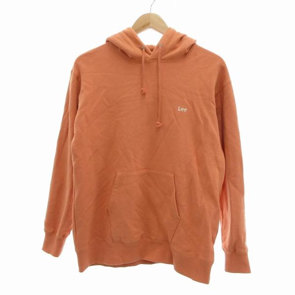 Lee（リー） 美品 パーカー フーディー S オレンジ /UO メンズ