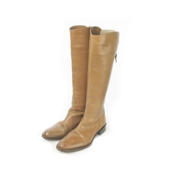 サルトル SARTORE ロングブーツ ジョッキー レザー 茶 バックベルト SARTORE サルトル ロングブーツ ジョッキー レザー 茶 バックベルト