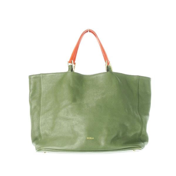 FURLA フルラ ハンドバッグ トートバッグ レザー 本革 シボ革