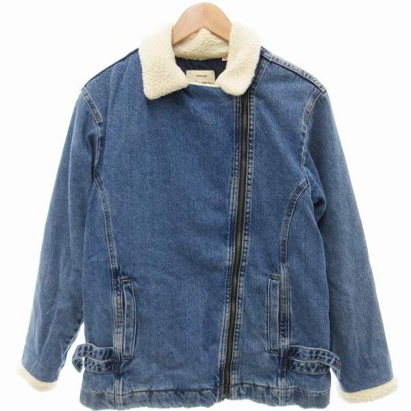 ZARA（ザラ） ZARA kids 中綿デニムジャケット 裏ボア 13-14 164cm 紺