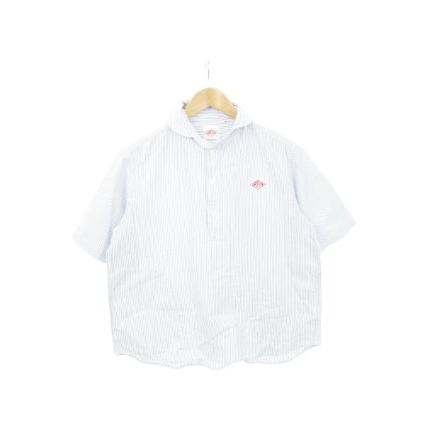 ダントン DANTON Vetements de Travail 半袖シャツ 丸襟