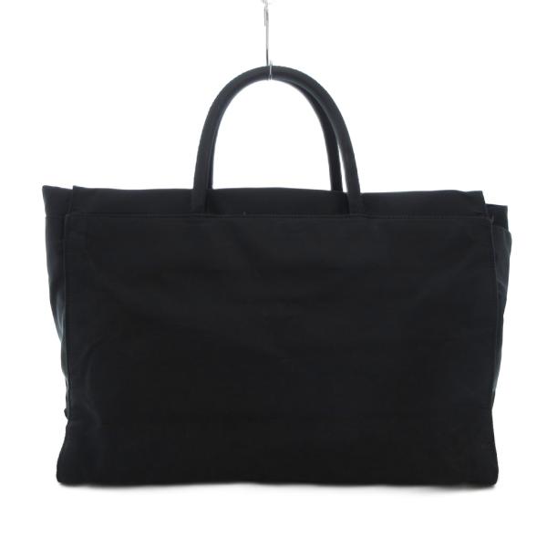 PRADA プラダ トートバッグ 三角ロゴ ゴールド ナイロン ブラック 極上美品 PRADA プラダ ナイロン トートバッグゴールド三角