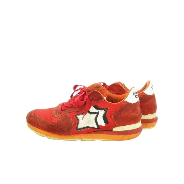 Atlantic Stars 赤 スニーカー 新品未使用 アトランティックスターズ スニーカー アンタレス レッド 赤 靴