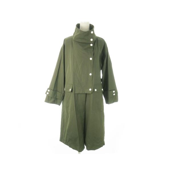 ザラウーマン ZARA WOMAN OUTERWEAR スタンドカラーコート ロング丈