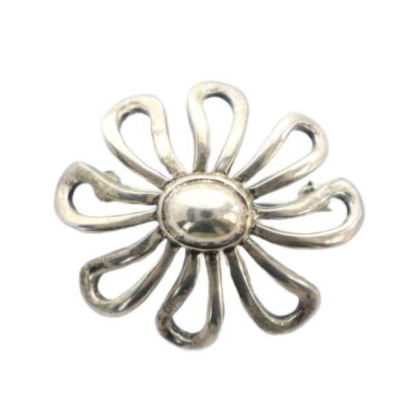 極美品 ティファニー アップル ピンブローチ シルバー925 ティファニー TIFFANY & CO. パロマピカソ デイジー フラワー ピン