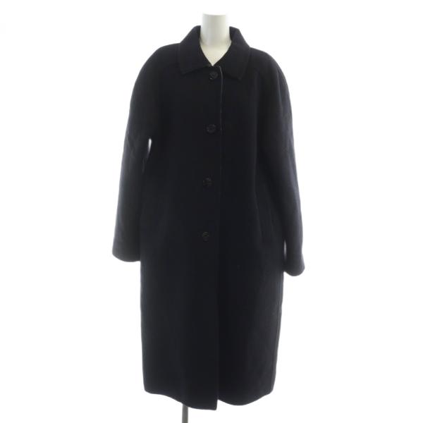 【美品】ヘルノ　HERNO　ロングコート　ウール　カシミヤ　シルク HERNO - 美品 ヘルノ HERNO コート ロングコート ノーカラーコート