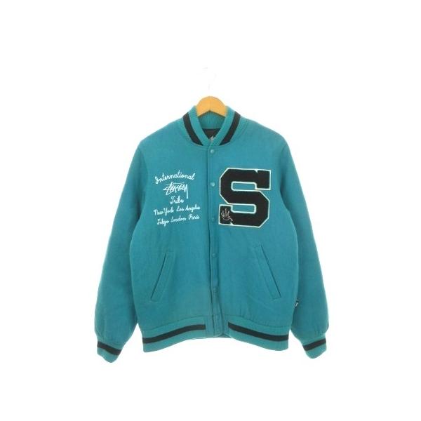 STUSSY（ステューシー） スタジャン ブルゾン ジャケット ワッペン
