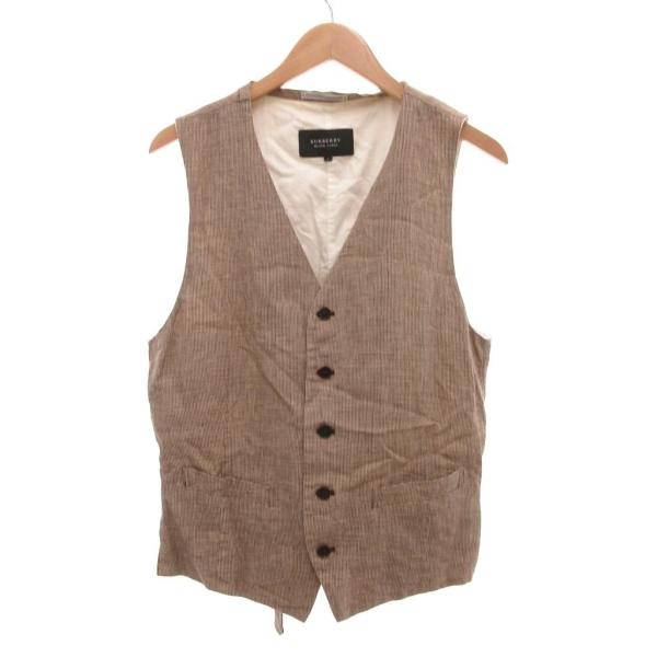 ✨美品✨バーバリーブラックレーベル　スーツベスト　ジレ　裏地ノバチェック　Ｌ BURBERRY BLACK LABEL（バーバリーブラックレーベル） ベスト ジレ