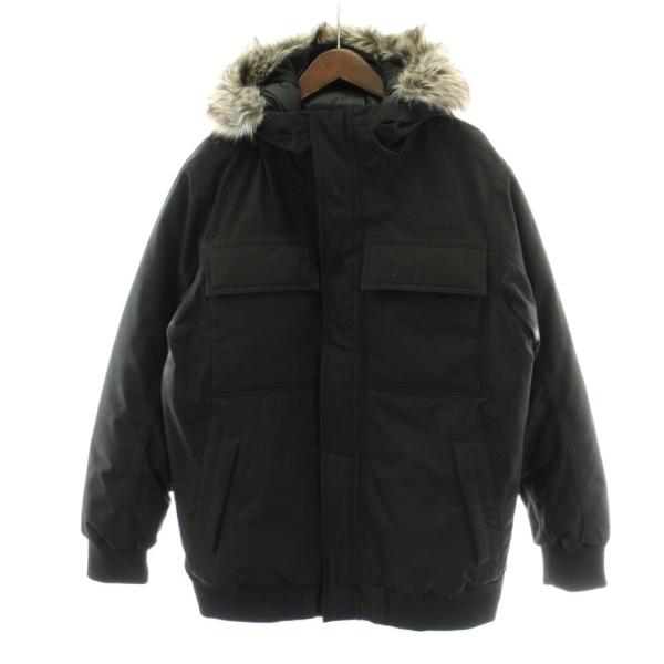 ザノースフェイス THE NORTH FACE HYVENT ゴッサム ジャケット ダウン Gotham Jacket L 黒 ブラック ファー フード ND51505Z /PP