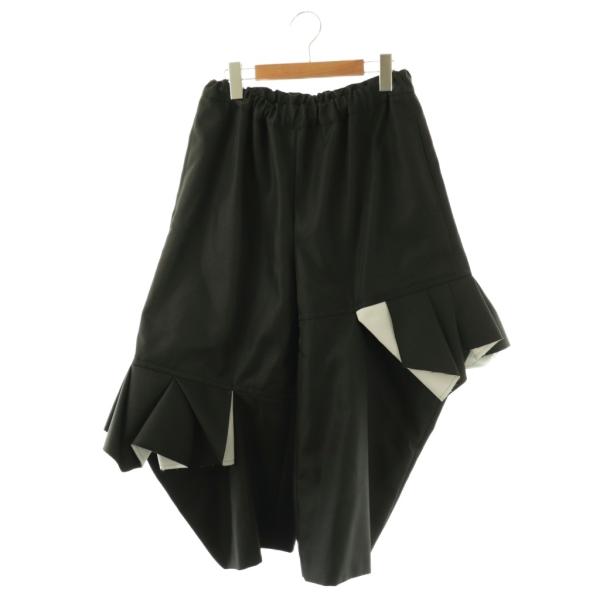 コムデギャルソン　スカート　Sサイズ コムデギャルソン COMME des GARCONS スカートドッキングパンツ ワイド