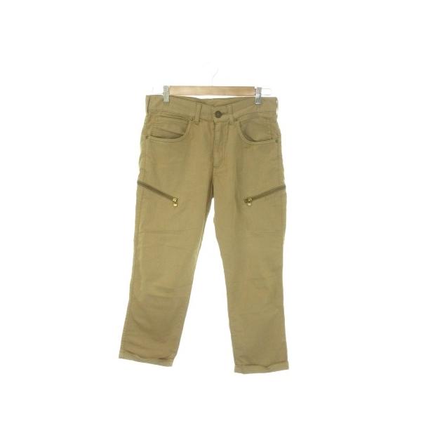 ラングラー WRANGLER パンツ 30 ベージュ ジッパーポケット クロップド丈 無地 /AO44 ■GY99 メンズ
