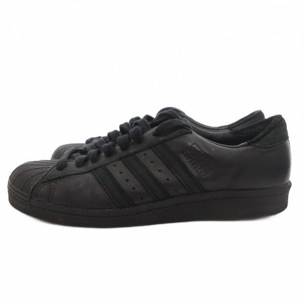 アディダス adidas スーパースター スニーカー 27cm 黒 ブラック シェルトゥ EE7391 /NL ■GY99 メンズ