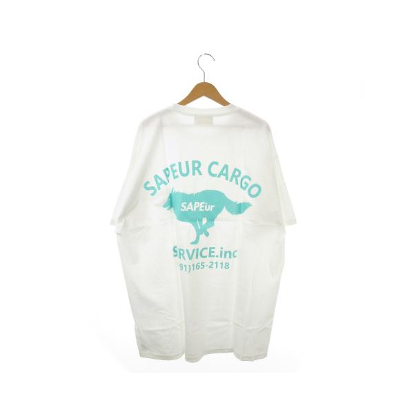 未使用品 サプール SAPEur Tシャツ カットソー XXL 白 ホワイト 半袖