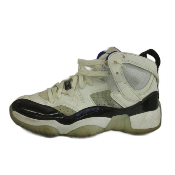 NIKE Jordan Brand Jumpman Two Trey White Dark Concord Black スニーカー レザー ハイカット US7.5 25.5cm 白 DO1925-100