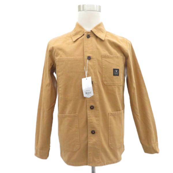 ヴィスラ VISSLA ワークジャケット 上着 ミドル丈 S 茶色 ブラウン /HO3 ■GY99 メンズ