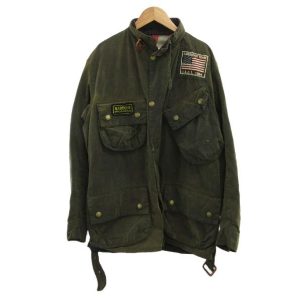こ*こ様 バブアー ジャケット スティーブ・マックイーンモデル バブアー Barbour インターナショナルレクストンジャケット ワックス