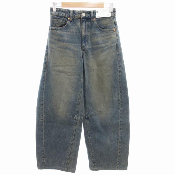 ローヘン／lohen 24AW デニム パンツ ジーンズ 36 未使用　タグ有り 未使用品 ジーユー GU タグ付き 24AW バレルレッグジーンズ