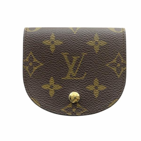 【美品】ルイヴィトン グセ グゼ コインケース 小銭 コンパクト 茶 モノグラム LOUIS VUITTON ルイヴィトン モノグラム ポルト モネ グゼ