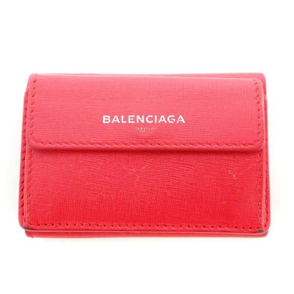 BALENCIAGA バレンシアガ エッセンシャル 三つ折り財布 ミニウォレット